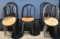 24 Vintage Metal Bistro Chairs