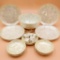 Capiz Shell Plates, Bowls and Napkin Rings
