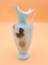 Antique Hand Painted Art Glass Pitcher