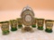 Real Egg Engagement Box along with Victorian Water Glasses