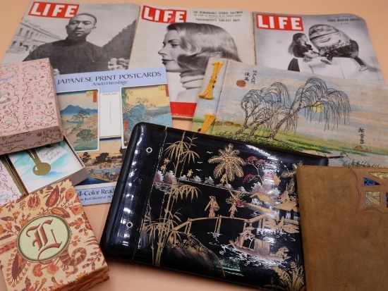 Vintage Photo Albums and Life Magazines