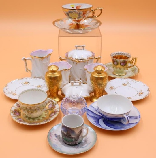 Collection of Tea and Tea Service Dishes