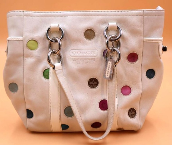 Vintage Multi Colored Coach Purse