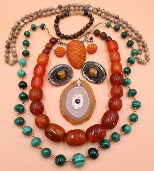 Collection of Natural Costume Jewelry