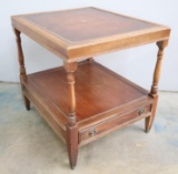 Vintage Gordon Inc. Two Level Side Table
