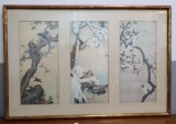Large Framed Three Scene Prints