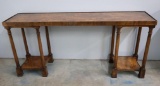Vintage Long Console Sofa/Entry Table