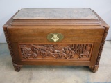 Vintage George Zee & Company Carved Chest