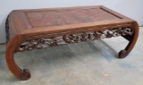 Antique Oriental Hardwood Opium or Low Table