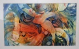 Framed Original Watercolor by Kristina L. Adams