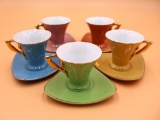 Series of 5 Espresso Cups