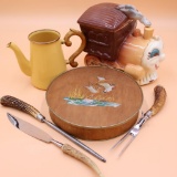 Lot of Vintage Collectible Kitchen Decor and Cookie Jar