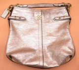 Vintage Metallic Champagne Coach Purse