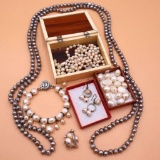 Collection of Pearls, Jewelry and Loose