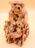 Hand Carved Soapstone Vase