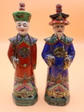 Two 20th Century Chinese Empire Royal Porcelain Figurines