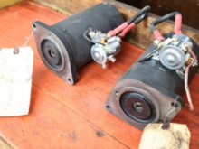 Pair of 12V DC Motors with Solenoids