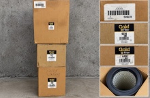 Lot of 3 NAPA Gold Heavy-Duty Air Filters – 9078, 6556 & 6883