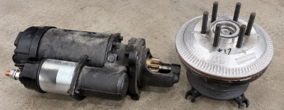 Horton Fan Clutch Assembly & Heavy-Duty Starter Motor – 2-Piece Truck Parts Lot