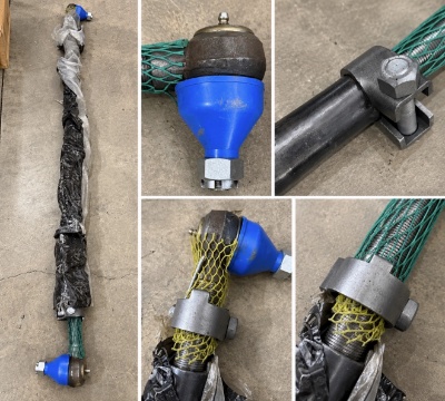 Heavy-Duty Adjustable Steering Linkage / Tie Rod Assembly with Ball Joint Ends