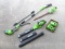 Green Works - Multi piece 40 Volt Lithium Battery Yard set: Tree Trimmer extension pole chain saw,
