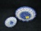 Pollard stoneware blu/wh bowls