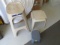 3 pc. lot: Real comfort resin bar stool - 30