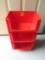 Qty. 3 - Plastic stacking parts bins