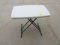 White Resin Collapsible table - 30