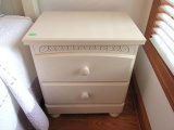 Qty. 2: Ashley 2-drawer bedside cabinets; 22
