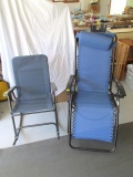 Gravity chair & folding rocking lawn chair