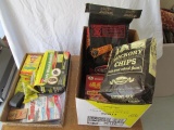 2 box lot - Mouse traps/poison, BBQ Hickory chips, Ant Powder.