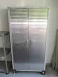Metal shop roller cabinet w/3 shelves - 72