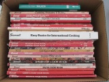 Box lot cook books Qty 28