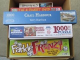 Box lot - Farkel Frenzy Game, 4 puzzles