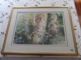 Water Color print - framed/matted, signed - Rose Edin, No. 595/750. 40
