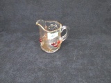 Westmorland creamer pitcher w/cherry fruit & gold trim. 5