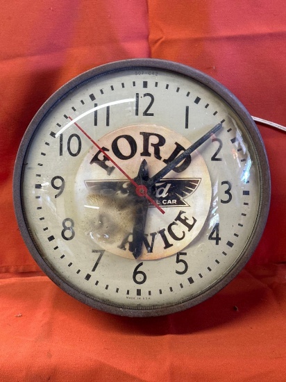 Ford dealer electric clock