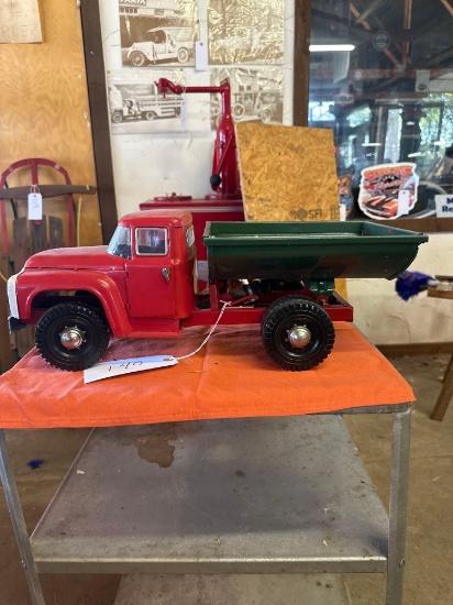 Metal toy dump truck