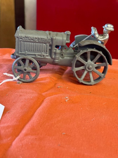 vintage cast McCormick Deering tractor
