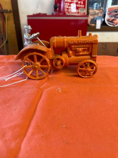 vintage cast Alice Chambers tractor collectible