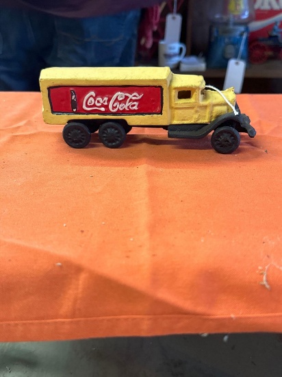 cast Coca-Cola truck toy