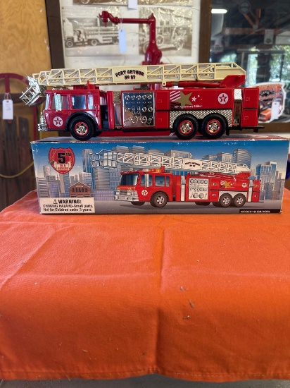 texaco aerial tower firetruck toy