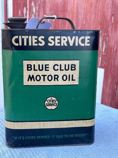 City services oil can