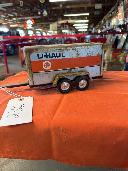metal U-Haul trailer toy