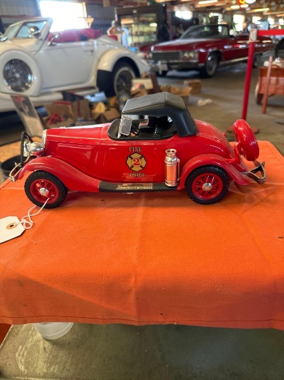 Jim Beam whiskey decanter fire chief