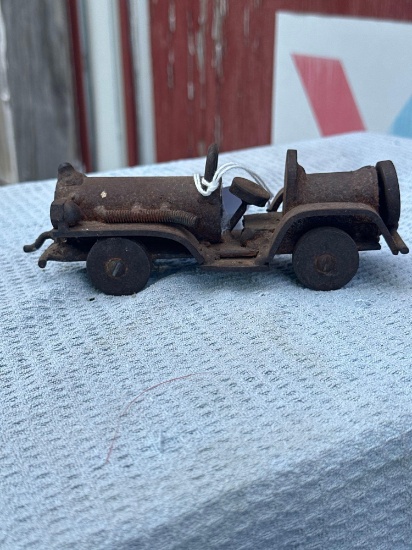vintage metal car toy