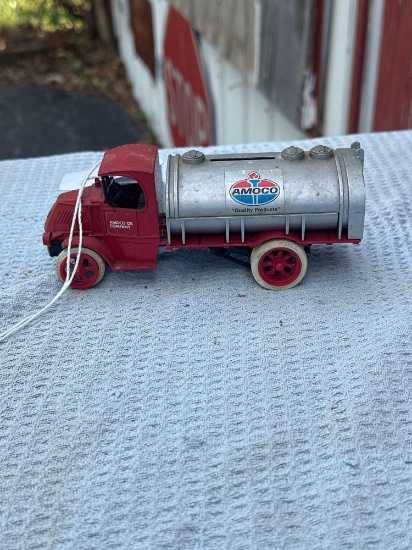 Amoco gas truck piggy bank