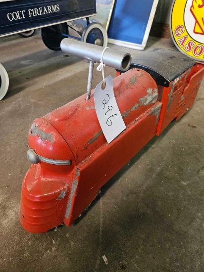 Metal Train riding toy