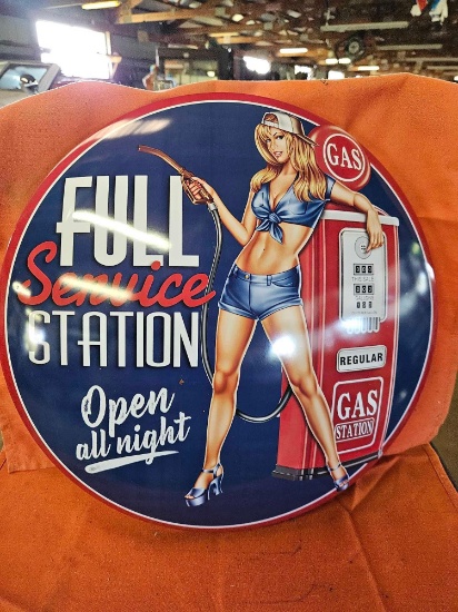Metal sign